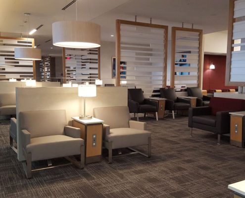 Lounge American Airlines Flagship Club Miami